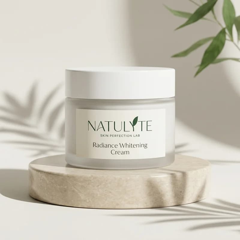 natulyte Radiance Whitening Cream jar