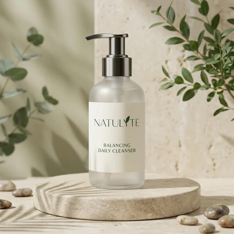 natulyte Balancing Daily Cleanser bottle